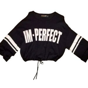 NWT Gabrielle Union Cropped Knit Top